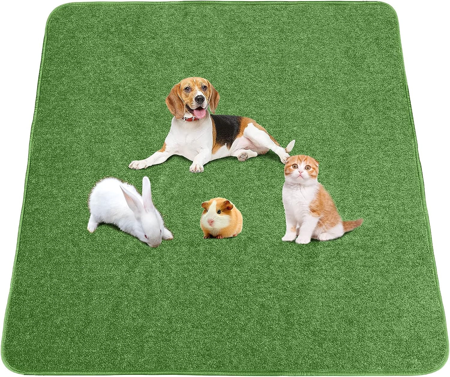 Washable Pee Pads for Dogs, Extra Large Reusable Dog Pee Pad, Waterproof Pet Mat, Dog Playpen Mats for Puppy Training Whelping Playpen Pads