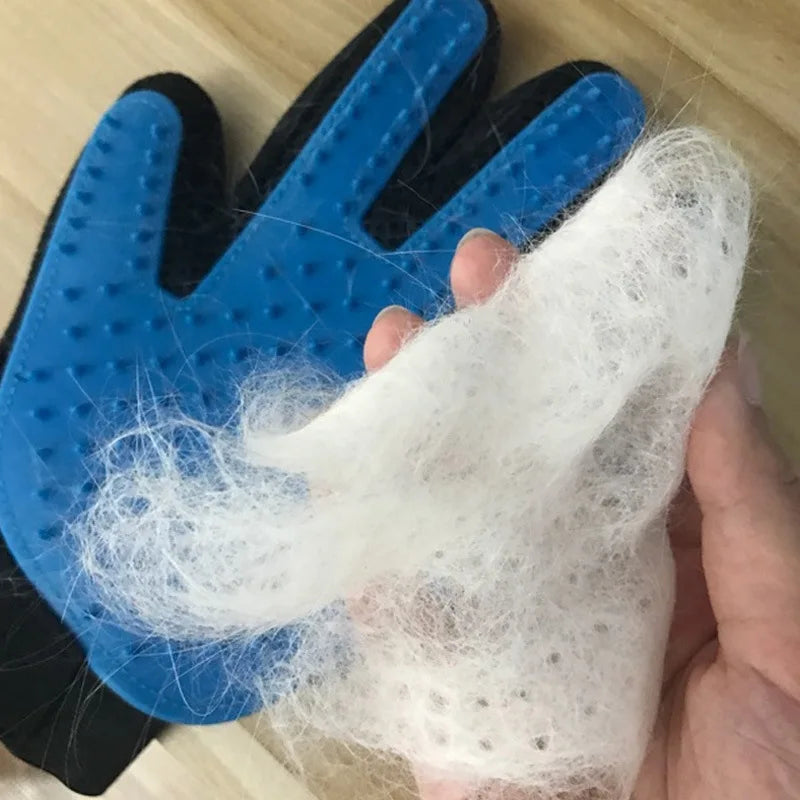Transform Your Pet's Grooming Routine with Our Versatile Cat and Dog Grooming Glove - Effortless Hair Removal and Relaxing Massage in One!