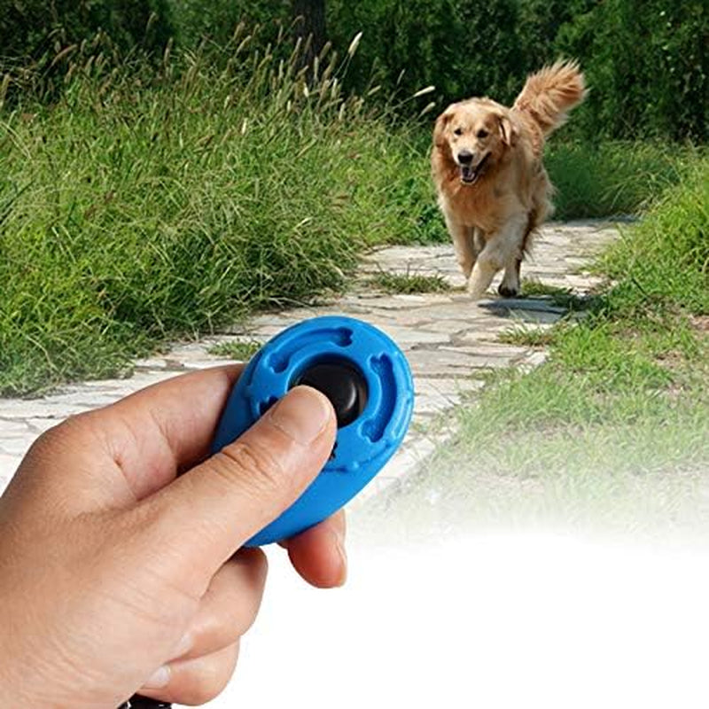- 4 Pack Dog Training Clicker with Wrist Strap, Pet Training Clicker Set