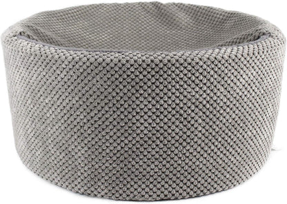 Washable Cat Bed - round Soft, Cozy & Warming for Indoor Cats. Calming Kitten Pet Bed. Small Pet Covered Cat Cave Beds (Gray,12.59 X 12.59 X 5.91 In)