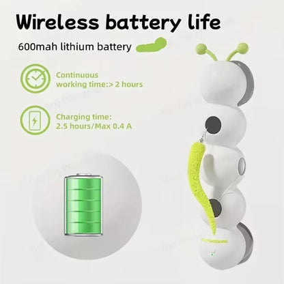 Engaging Caterpillar Cat Toy - Electric Interactive Suction Cup for Endless Fun and Boredom Relief