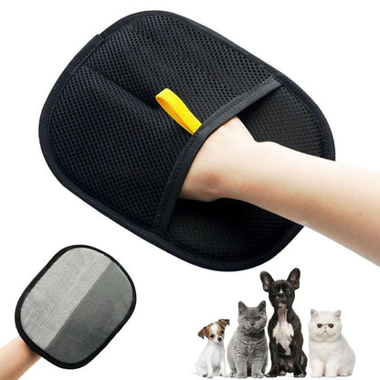 [Use Horizontally] Pet Hair Remover Glove, Electrostatic Removal Gloves for Pet Hair, Pet Hair Remover Gloves for Dog & Cat, Reusable Pet Hair Remover Glove for Carpet, Couch, Clothing, Furniture（Need to Be Used Horizontally）