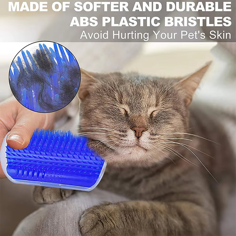 Revolutionary Cat Corner Brush: The Ultimate Hair Removal and Massage Tool for Your Feline Friend