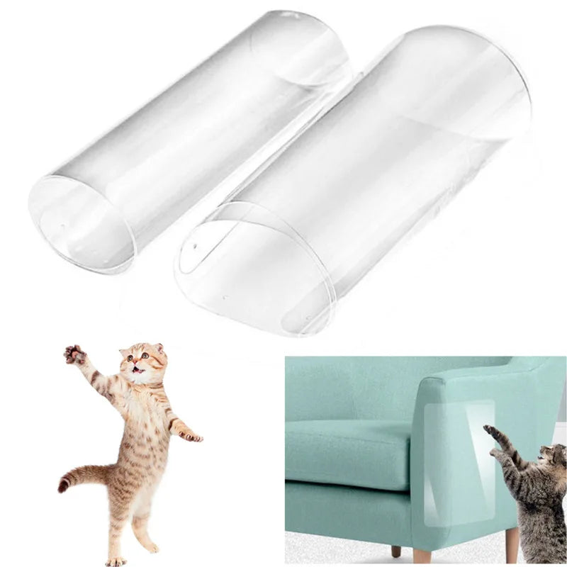 Protect Your Furniture with 2Pcs Self-Adhesive Cat Scratch Sofa Pads - Anti-Scratch Couch Guard Stickers