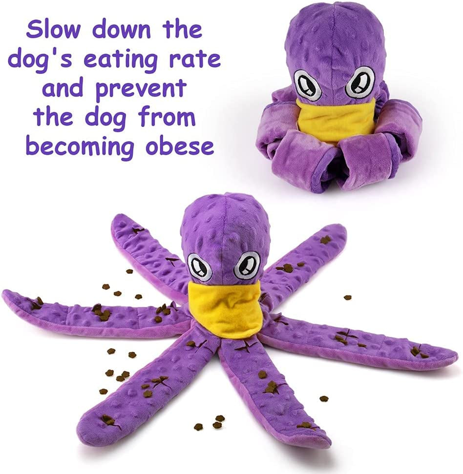 Dog Snuffle Toy - Interactive Puzzle Games & Slow Feeder for Boredom Relief - Treat Dispensing Toys & Snuffle Mat for Large, Medium & Small Dogs