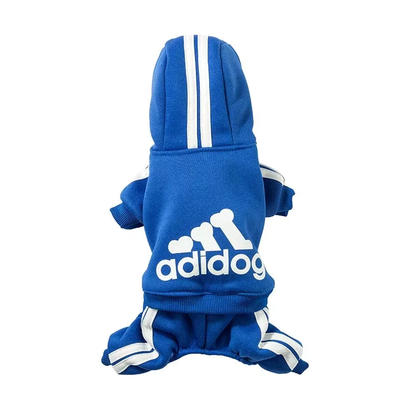 Adidog Clothes Dog Jumpsuit Warm Puppy Pet Clothes for Dog Hoodies Sweatshirt Yorkie French Bulldog Clothing for Dog Coat Jacket
