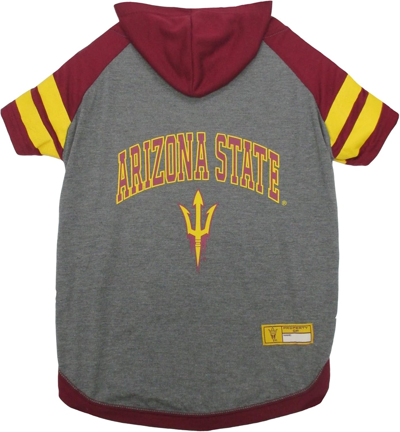 NCAA Iowa State Cyclones Hoodie for Dogs & Cats, Medium. | Collegiate Licensed Dog Hoody Tee Shirt | Sports Hoody T-Shirt for Pets | College Sporty Dog Hoodie Shirt