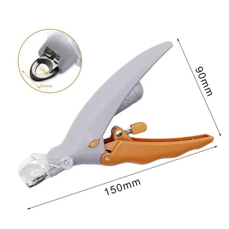 LED Pet Nail Trimmer Pets Care Dog Nail Clippers Grinders for Cat Dog