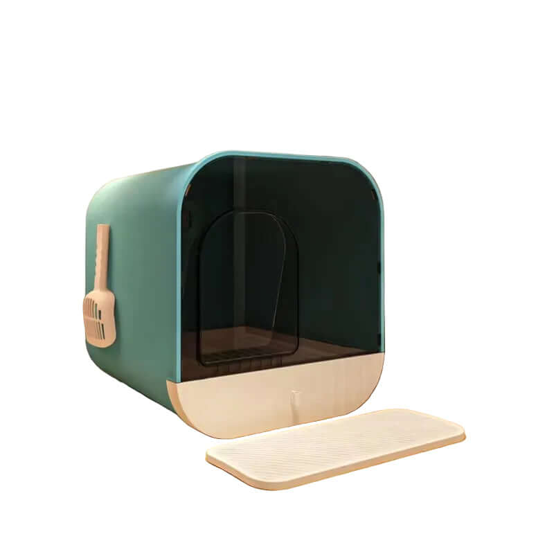 Best Anti - Odor Oversized Enclosed Cat Litter Box - Loyal Paws