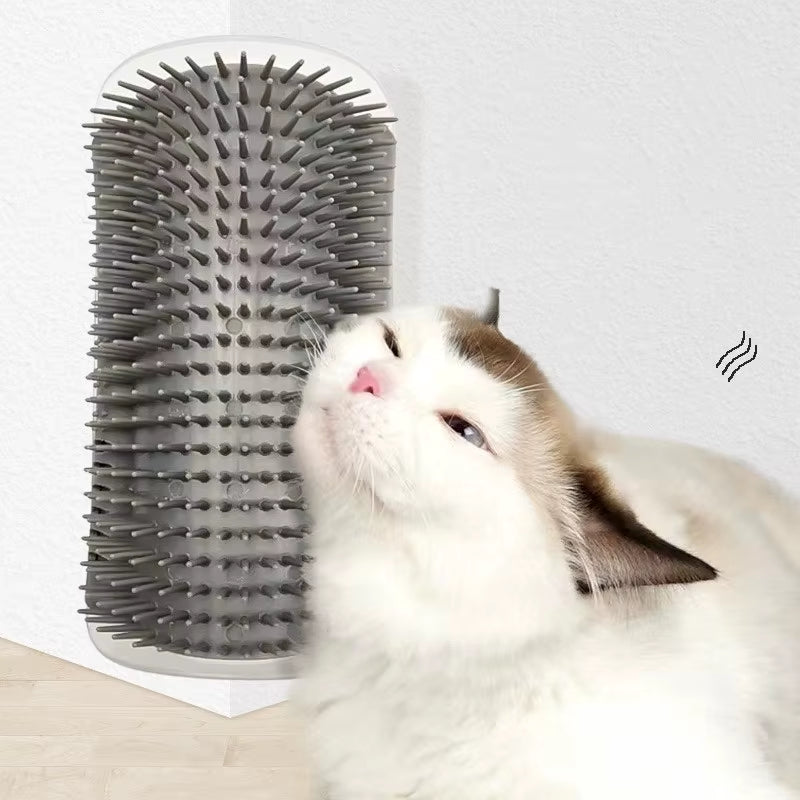 Revolutionary Cat Corner Brush: The Ultimate Hair Removal and Massage Tool for Your Feline Friend