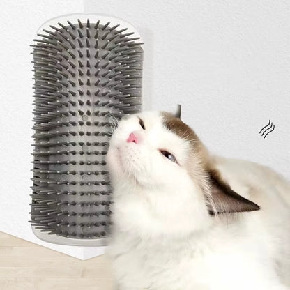 Revolutionary Cat Corner Brush: The Ultimate Hair Removal and Massage Tool for Your Feline Friend