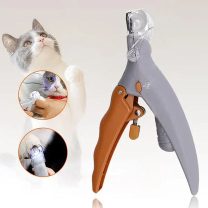 LED Pet Nail Trimmer Pets Care Dog Nail Clippers Grinders for Cat Dog