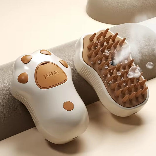 Best Electric Pet Steam Grooming Brush for Shedding Cats & Dogs - Loyal Paws