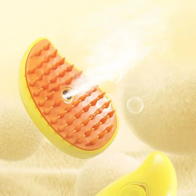 New Pet Spray Massage Comb Cat and Dog One-Click Spray Anti-Skies Comb Bath Brush Remove Floating Hair Pet Comb