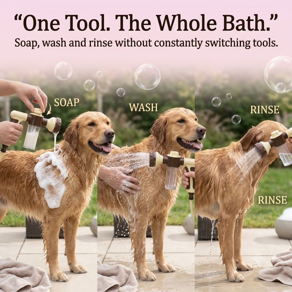 LoyalPaws HydroHound – Bath time dogs actually love