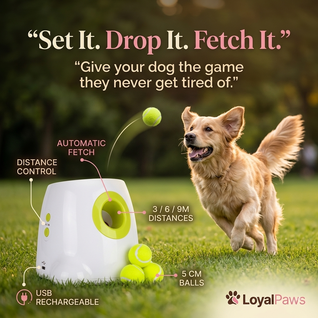 LoyalPaws FetchMate™ — Set It. Drop It. Fetch It.