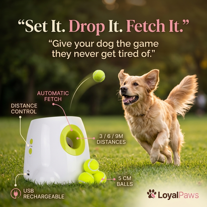 LoyalPaws FetchMate™ — Set It. Drop It. Fetch It.