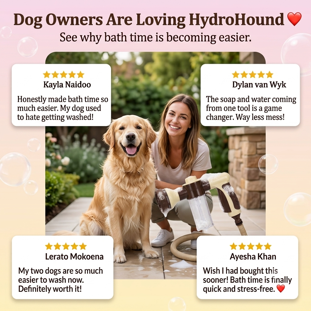 LoyalPaws HydroHound – Bath time dogs actually love