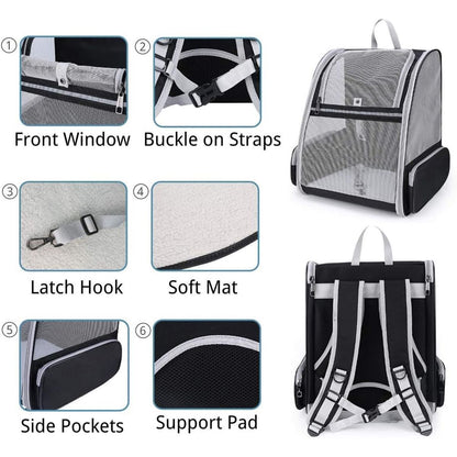 LoyalPaws AdventureCarry Pet Backpack — Explore Together, Hands Free
