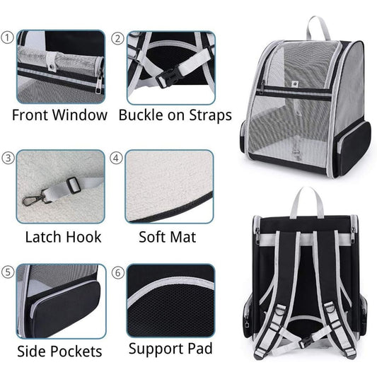LoyalPaws AdventureCarry Pet Backpack — Explore Together, Hands Free
