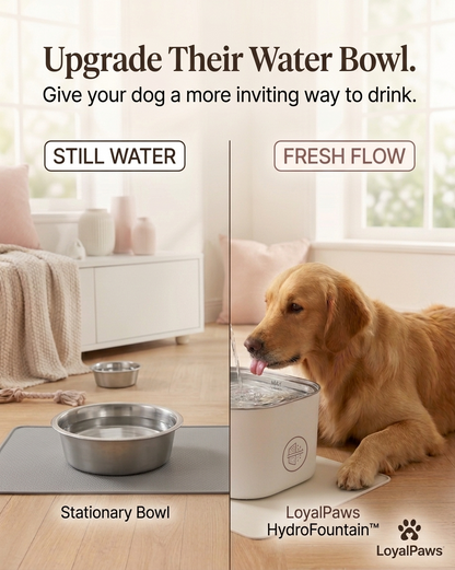 LoyalPaws HydroFountain™
Skip Stale Water. Choose Better Hydration.