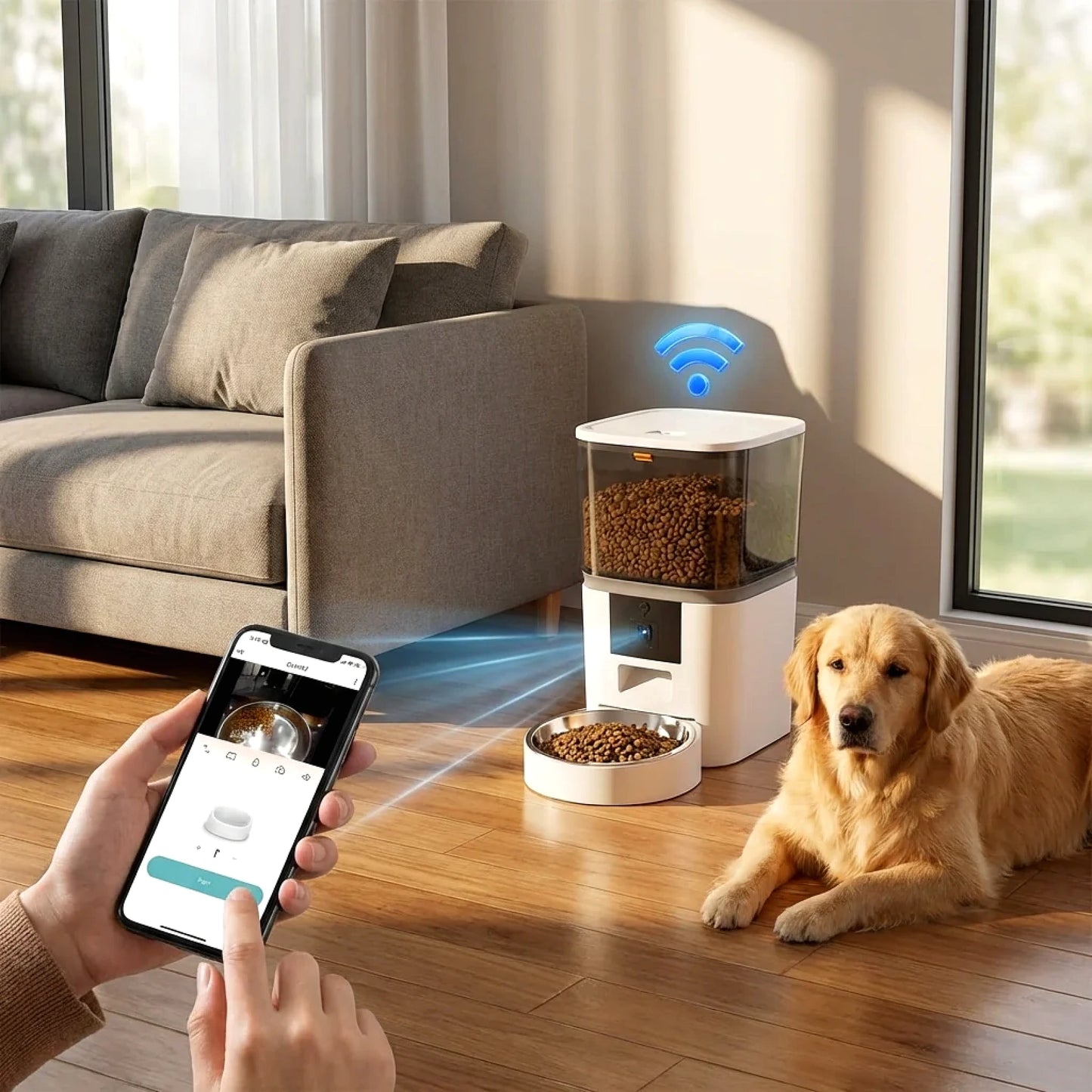 LoyalPaws Smart Pet Feeder — Feed, Watch & Talk From Anywhere