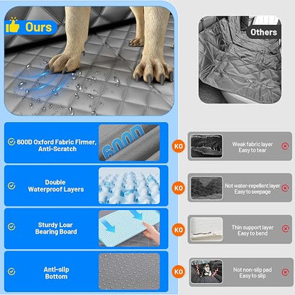 LoyalPaws Dog Car Seat Cover – No More Fur & Muddy Paws